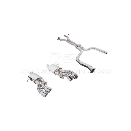 EOS Catback Exhaust Kit w. Valved Mufflers - 2016-2019 Cadillac CTS-V (EXT-MP037_EXT-MD038) EOS Catback Exhaust Kit w. Valved Mufflers - 2016-2019 Cadillac CTS-V (EXT-MP037_EXT-MD038)