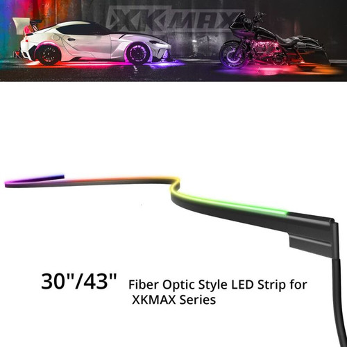 XKGlow XKmax Slim RGB Fiber Optic LED Light Strip - 30in - MX-FO-30 User 1