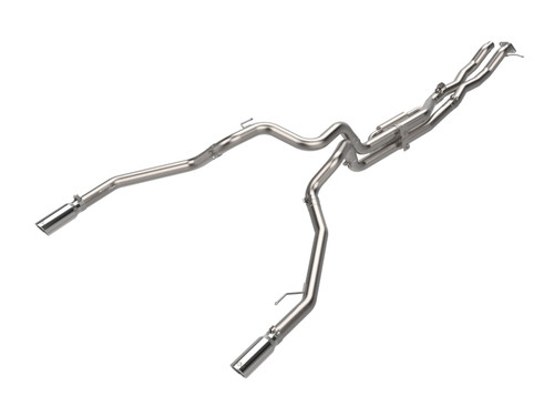 aFe 24-25 Ford Ranger Raptor Vulcan Series 3in 304 SS Cat-Back Exhaust w/ Polished Tips - 49-33152-P Photo - Primary