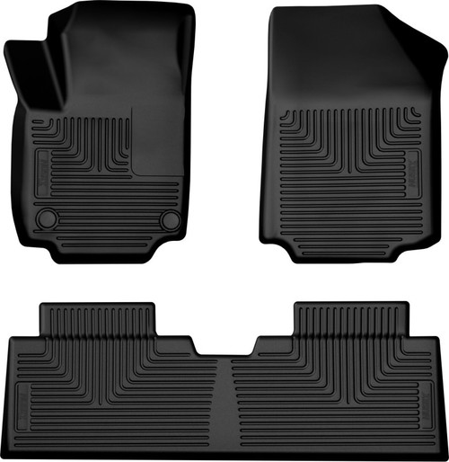 Husky Liners 2025 GMC Terrain/Chevrolet Equinox Weatherbeater Front & Rear Floor Liners - Black - 99291 Photo - Primary