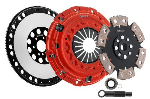 Action Clutch 1989 Honda Civic 1.5L/1.6L (D15/D16) Stage 6 Clutch Kit (2MD) w/Lightened Flywheel - ACR-0620-20TFW