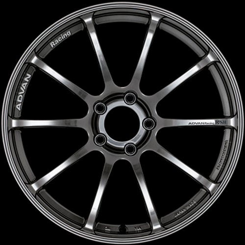 Advan RSII 17x8.0 / +35 Offset / 5-98 / 58mm Bore / Hyper Black - YAP7G35THB Photo - Primary