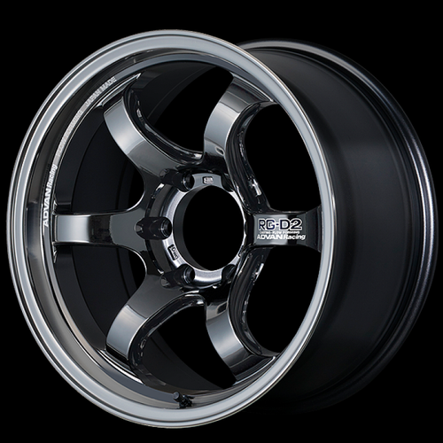 Advan RG-D2 for Truck 18x9.0 / +00 Offset / 6-139.7 / 112mm Bore / Black Chrome - YAT8I00KSBK Photo - Primary