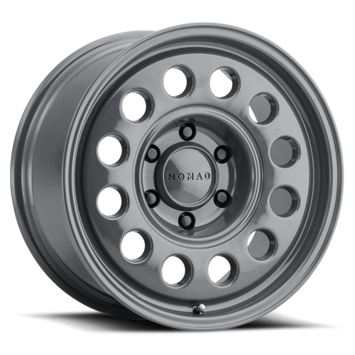 Nomad N501UG Convoy 17x8.5in / 5X150 BP / 25mm Offset / 110.5mm Bore - Utility Gray - N501UG-78551+25 Photo - Primary