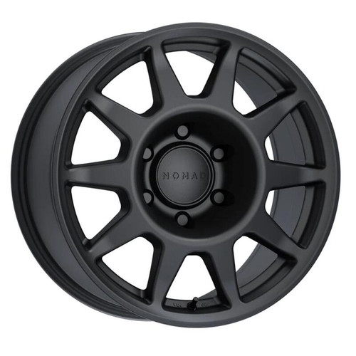 Nomad N505SB Touring 17x8.5in / 5X150 BP / -10mm Offset / 110.5mm Bore - Satin Black - N505SB-78551-10 Photo - Primary