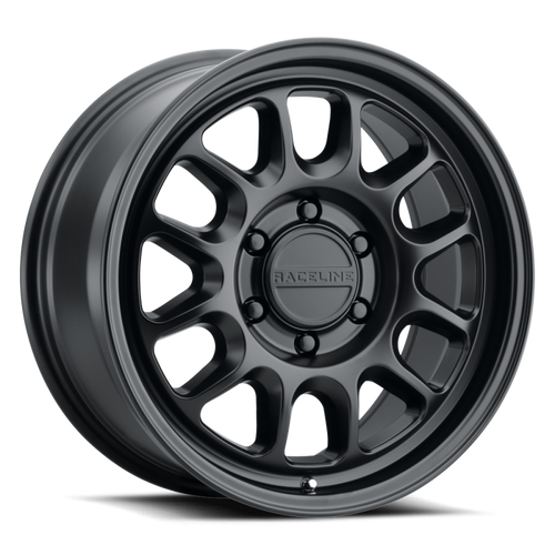 Raceline 958B Rogue 17x8.5in / 5X150 BP / 0mm Offset / 110.5mm Bore - Satin Black - 958B-78551-00 Photo - Primary