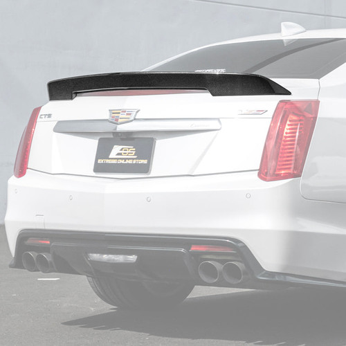EOS Carbon Fiber Rear Spoiler - 16-19 Cadillac CTS-V (SPOILER-113-BKCF) EOS Carbon Fiber Rear Spoiler - 16-19 Cadillac CTS-V (SPOILER-113-BKCF)