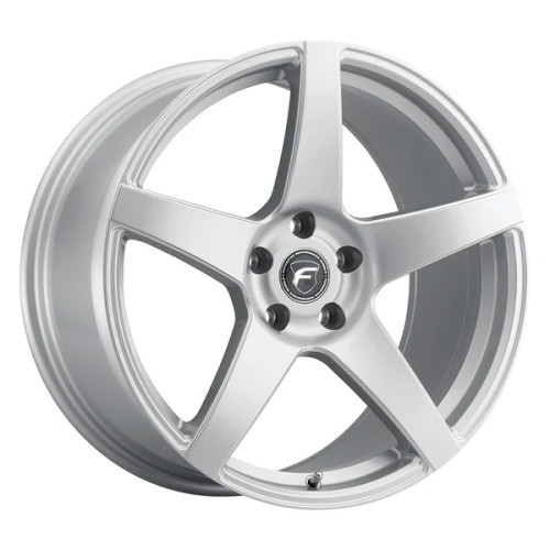 Forgestar CF5 Wheels - 19x9 Fronts / 19x10 Rears - Gloss Silver - 2015-2024+ Ford Mustang S550 / S650 (F11699065P35 / F21690065P42)