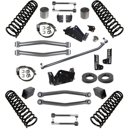 Synergy 07-18 Jeep Wrangler JKU 4 DR 3.0in Lift Stage 2 Suspension System - 8042-30 Photo - Primary