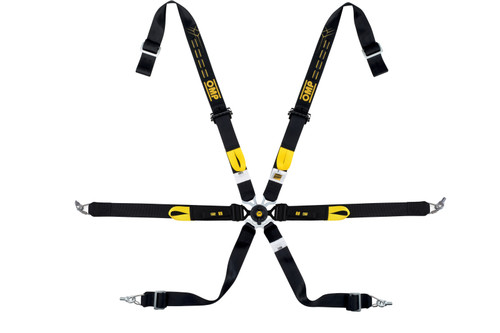OMP Safety Harness One 2In Endurance Black Pull Down - DA0-0210-A04-071 Photo - Primary