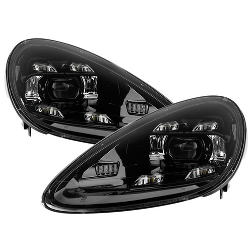 Spyder 11-14 Porsche Cayenne High-Power LED Headlights - Black (PRO-YD-PCAY11AP-BK) - 5088901 Photo - Primary