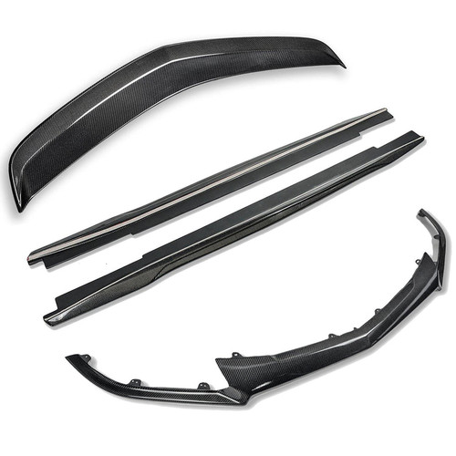 EOS Carbon Fiber Package - Splitter / Side Skirts / Rear Spoiler - 16-19 Cadillac CTS-V (CTS-COMBO-01)