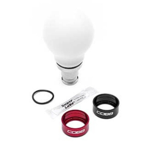 Cobb 17-21 Honda Civic Type R 6-Speed Short Weighted Cobb Knob - White - 2H1360-W