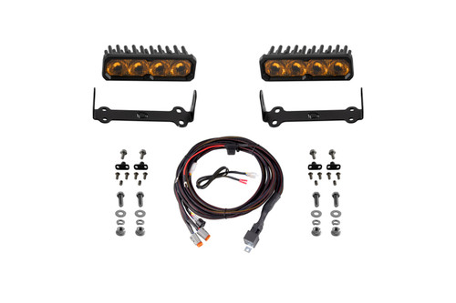 Diode Dynamics 2014-2024 Toyota 4Runner SS6 Pro LED Kit Yellow Driving 3000K - DD8599 Photo - Primary