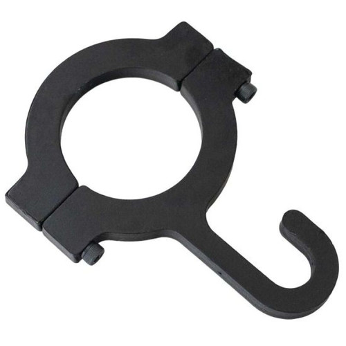 Moroso 1.500in Bar Diameter Billet Aluminum Black Anodized Helmet Hook - 61780 User 1