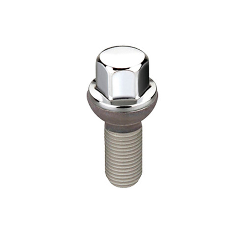 McGard Hex Lug Bolt (Radius Seat) M14X1.5 / 17mm Hex / 27.5mm Shank Length (Box of 50) - Chrome - 69874