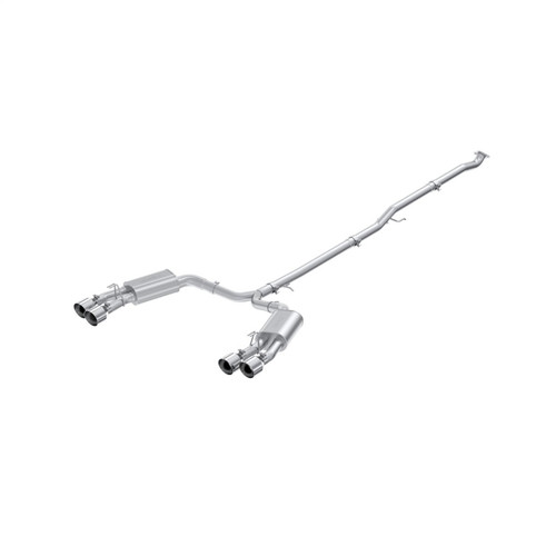 MBRP 21-23 Hyundai Sonata N Line 2.5L Turbo Aluminized Steel 2.5in Cat-Back w/ Quad Tips - S4715AL Photo - Primary