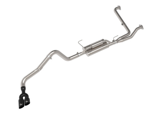 aFe 2022+ Nissan Frontier V6 Vulcan Series SS Cat-back Exhaust w/ Black Tips - 49-36140-B Photo - Primary