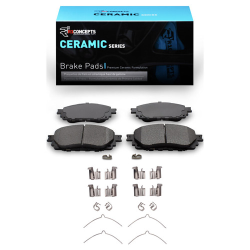 R1 16-25 Toyota Hi-Lux (Mexico) Front Semi Met Brake Pads and Hardware Kit - 2311-2006-01 Photo - Primary
