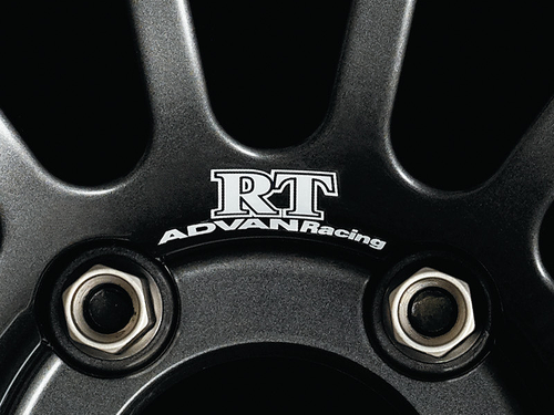 Advan RT Spoke Sticker (White) - 2 Pack - V0212