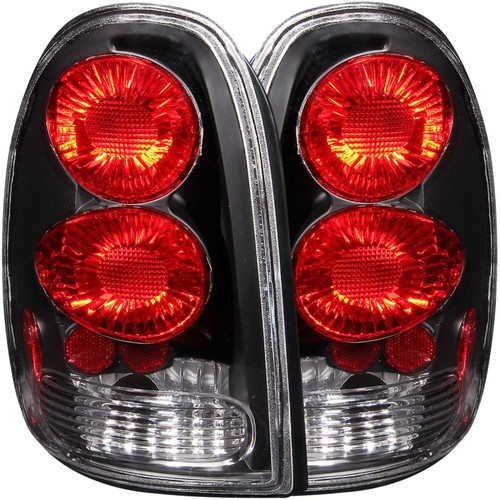 ANZO 1996-2000 Chrysler Voyager Taillights Black - 211039