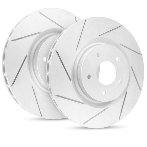 R1 Concepts - Geomet Slotted Front Rotors - 09-15 CTS-V / 12-15 ZL1