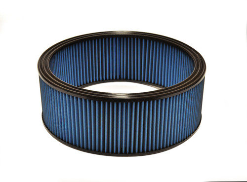 Injen NanoWeb Dry Air Filter 14in Round x 5in Tall - 1in Pleats - X-1092-BB