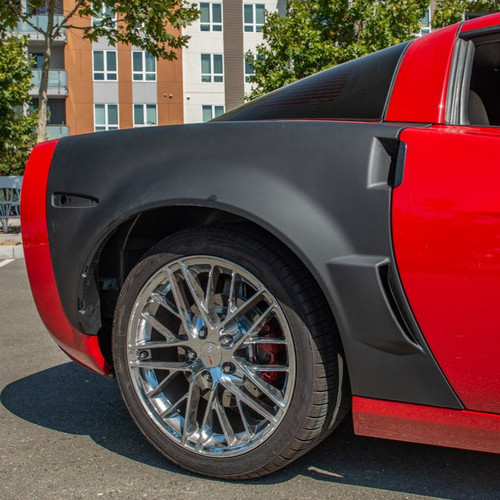 EOS Fiberglass ZR1 Style Rear Fenders - C6 Corvette Base / Z06 / ZR1 EOS Fiberglass ZR1 Style Rear Fenders - C6 Corvette Base / Z06 / ZR1