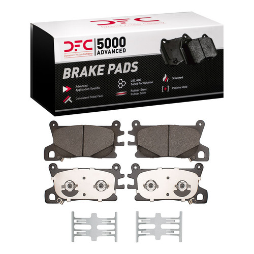 DFC 23-25 Hyundai Ioniq 5 N Front 5000 Advanced Low Metallic Brake Pads and Hardware Kit - 1551-2497-01 Photo - Primary