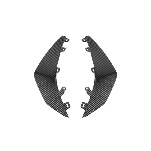 EOS Front Bumper Side Canards - Carbon Fiber - C8 Corvette Z06