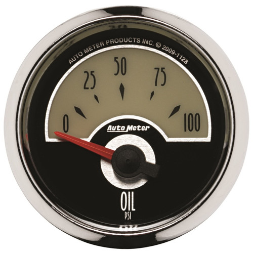Autometer Cruiser Electric Oil Pressure 2 1/16in 100 PSI Gauge - 1128
