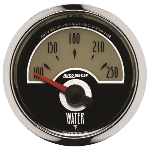 AutoMeter Gauge Water Temp 2-1/16in. 250 Deg. F Elec Cruiser - 1138