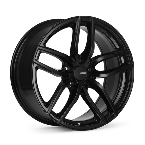 Enkei Tune 19x9.5 / 5x112 BP / ET35 / 72.6mm Bore - Gloss Black Wheel - 555-995-4435BK Photo - Primary