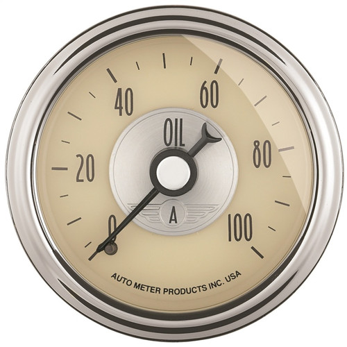 Autometer Prestige Series 52mm 0-100 PSI Mechnical Oil Pressure Gauge - 2021