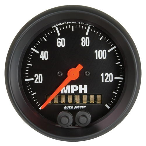 Autometer Z Series 3-3/8in 140 MPH In-Dash Full Sweep GPS Speedometer - 2680