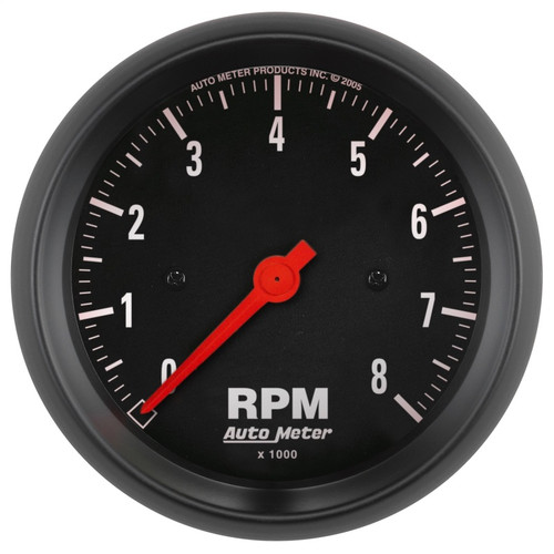 Autometer Z Series 85mm Electronic 8000 rpm Tachometer Gauge - 2699