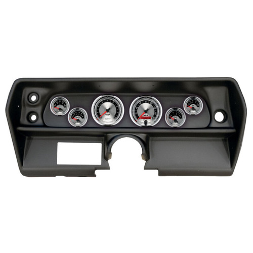 Autometer 1968 Chevrolet Nova Direct Fit Gauge Panel 3-3/8in x2 / 2-1/16in x4 - American Muscle - 2905-01 Photo - Primary