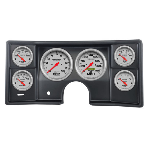 Autometer Ultra-Lite Direct Fit Dash Kit 78-81 Malibu / El Camino / Montecarlo (2 x 5in/4 x 2-5/8in) - 2935-13 Photo - Primary