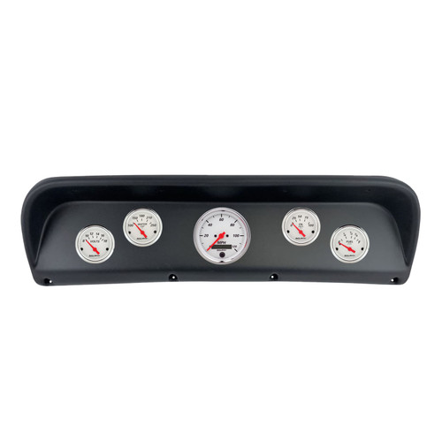 Autometer Arctic White Direct Fit Dash Kit 67-72 Ford F100 (1 x 3-3/8in. / 4 x 2-1/16in.) - 2937-03 Photo - Primary