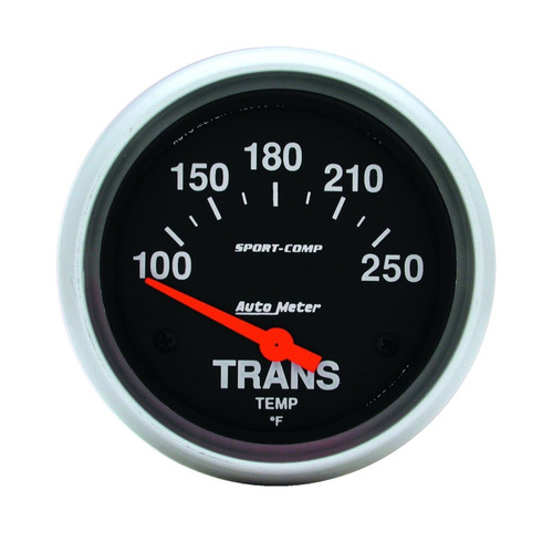 Autometer Sport-Comp 2-5/8in 100-250 Degrees (F) ElectricTransmission Temp Gauge - 3552