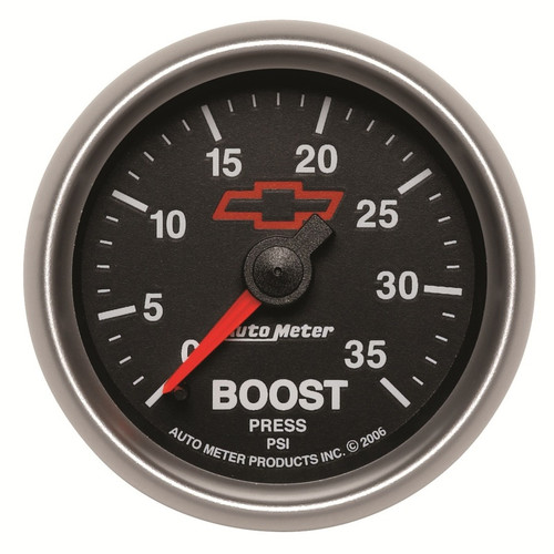 Autometer GM Mechanical 52mm 0-35 PSI Boost Gauge - 3604-00406