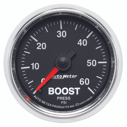 Autometer GS 52mm 0-60 psi Mechanical Boost Gauge - 3805