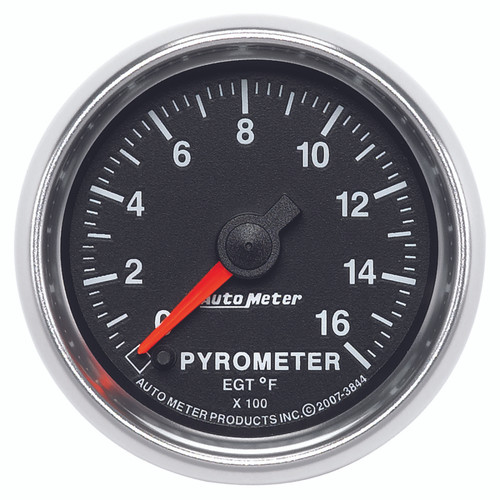 Autometer GS 0-1600 degree F Full Sweep Electronic Pyrometer Gauge - 3844