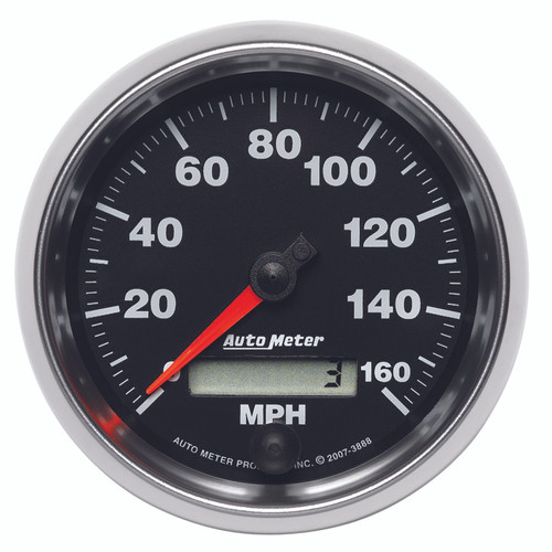 Autometer GS 3-3/8 inch 160 MPH In Dash Speedometer Gauge - 3888