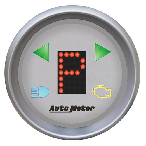 Autometer Ultra-Lite 2-1/16in (P/R/N/D/L/OD/O/5/4/3/2/1) Digital Gear Position Gauge - 4359