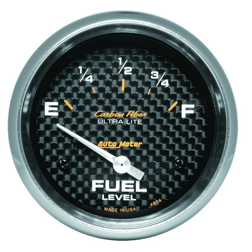 AP 65+ GM 2-5/8in Fuel Level Carbon Fiber Electric Gauge Pod - 4814