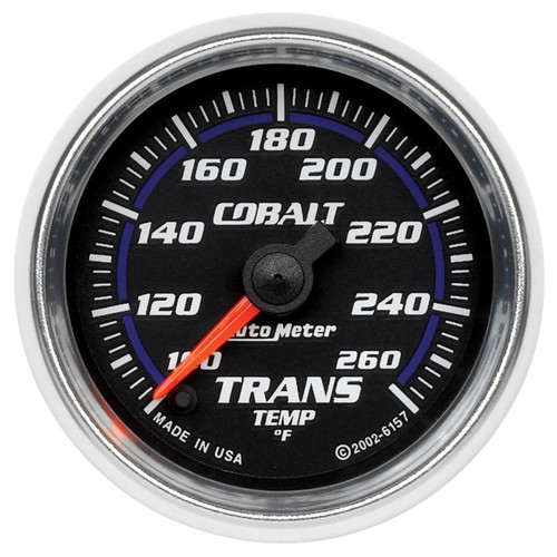 Autometer Cobalt 52mm 100-260 Deg F Electronic Trans Temp Gauge - 6157