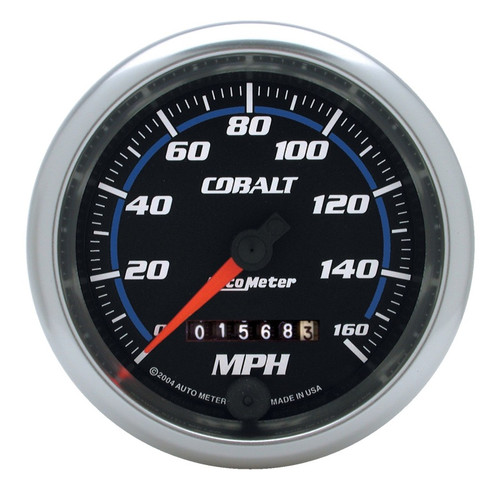 AutoMeter Gauge Speedometer 3-3/8in. 160MPH Mechanical Cobalt - 6293