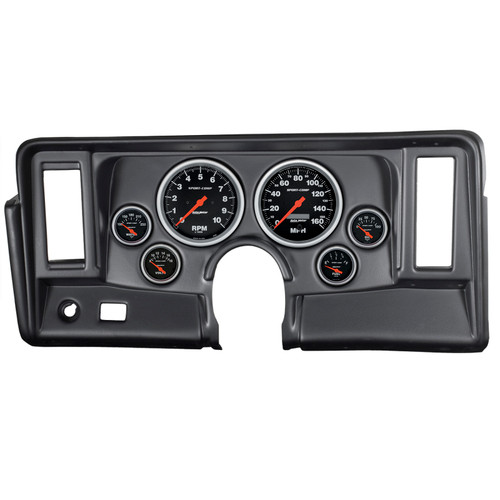 Autometer Sport-Comp 66-76 Nova Dash Kit 6pc Tach / MPH / Fuel / Oil / WTMP / Volt - 7024-SC
