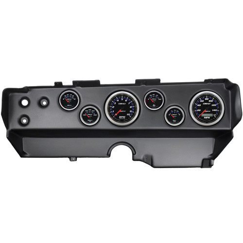 Autometer Cobalt 70-74 E-Body/Cuda/Challenger Dash Kit 6pc Tach / MPH / Fuel / Oil / WTMP / Volt - 7029-CB